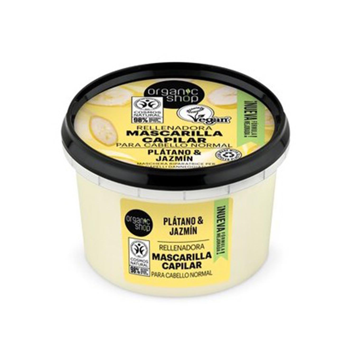 Organic Shop Platano Mascarilla Capilar Cabello Normal 250Ml